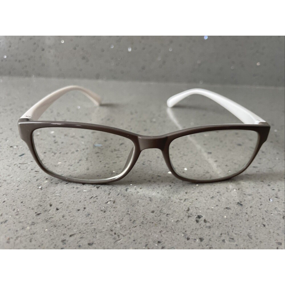 Eyebuydirect Danny 53-17-138 C4 Rectangle Gray Eyeglasses FRAMES ONLY White